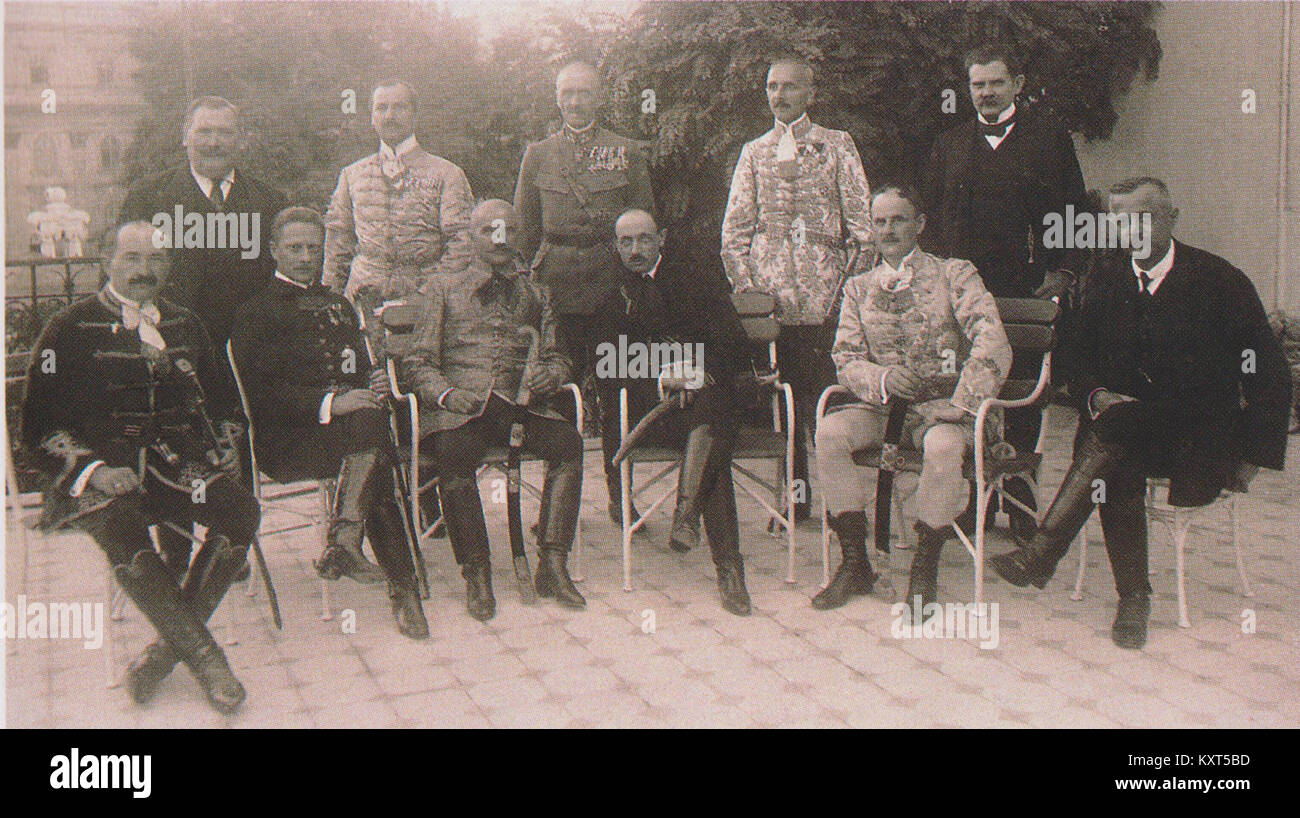 Teleki Photograph depicting the first Teleki government of Hungary formed in ...