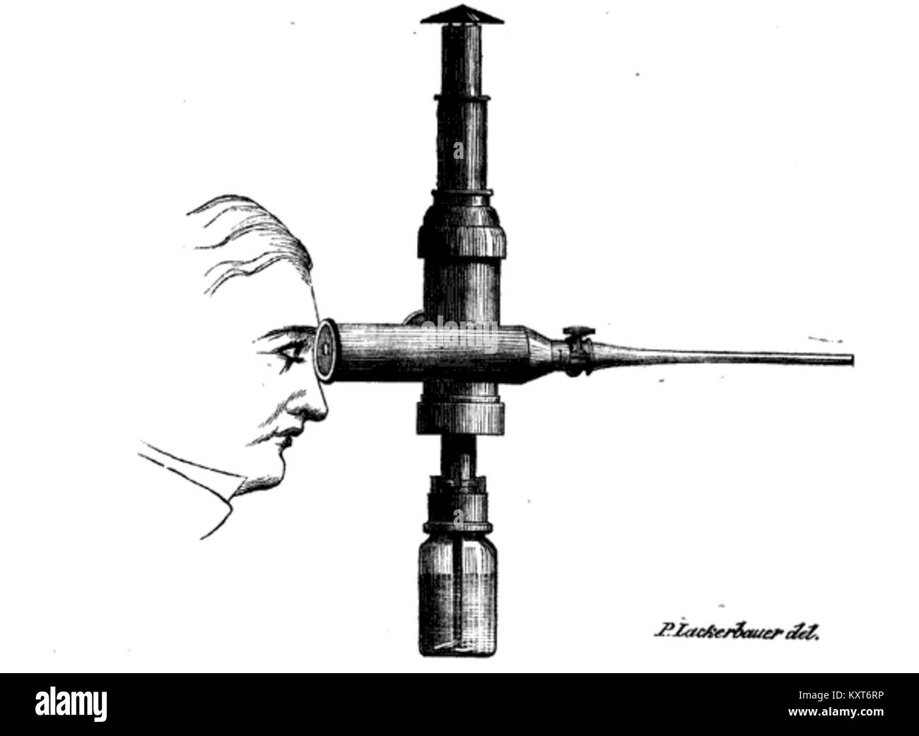 Endoscope Position durant l'application Stock Photo Alamy