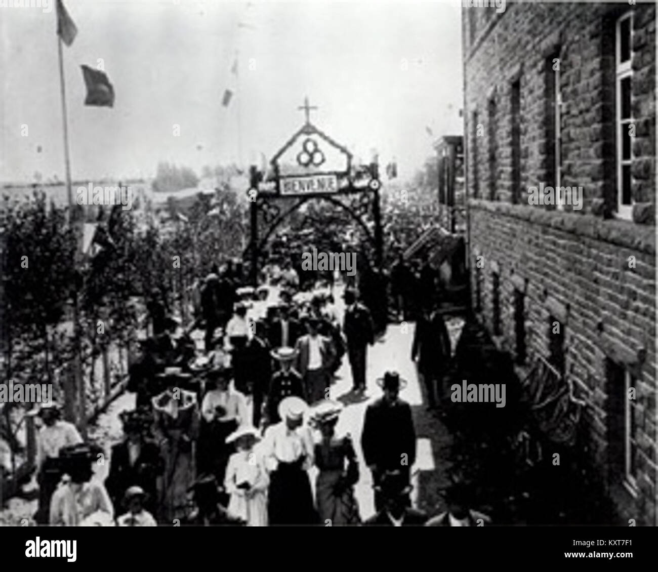 Entrée Convention nationale acadienne 1905 Caraquet Stock Photo Alamy