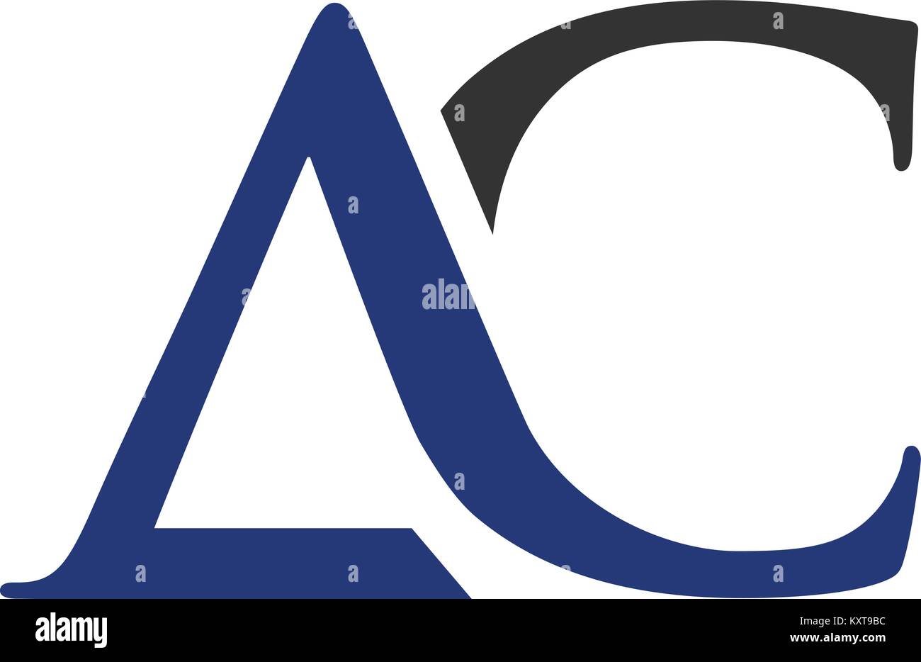 modern elegant and classy letter AC, A, C, A and C logo design concept ...