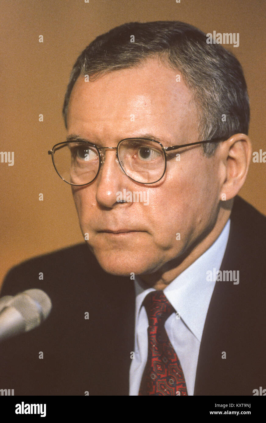 WASHINGTON, DC, USA - MAY 18, 1992: U.S. Senator Orrin Hatch (R-UTAH ...