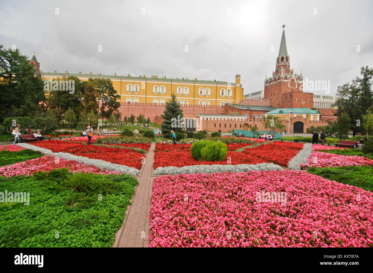 The Moscow Kremlin during summer, Russia Stock Photo