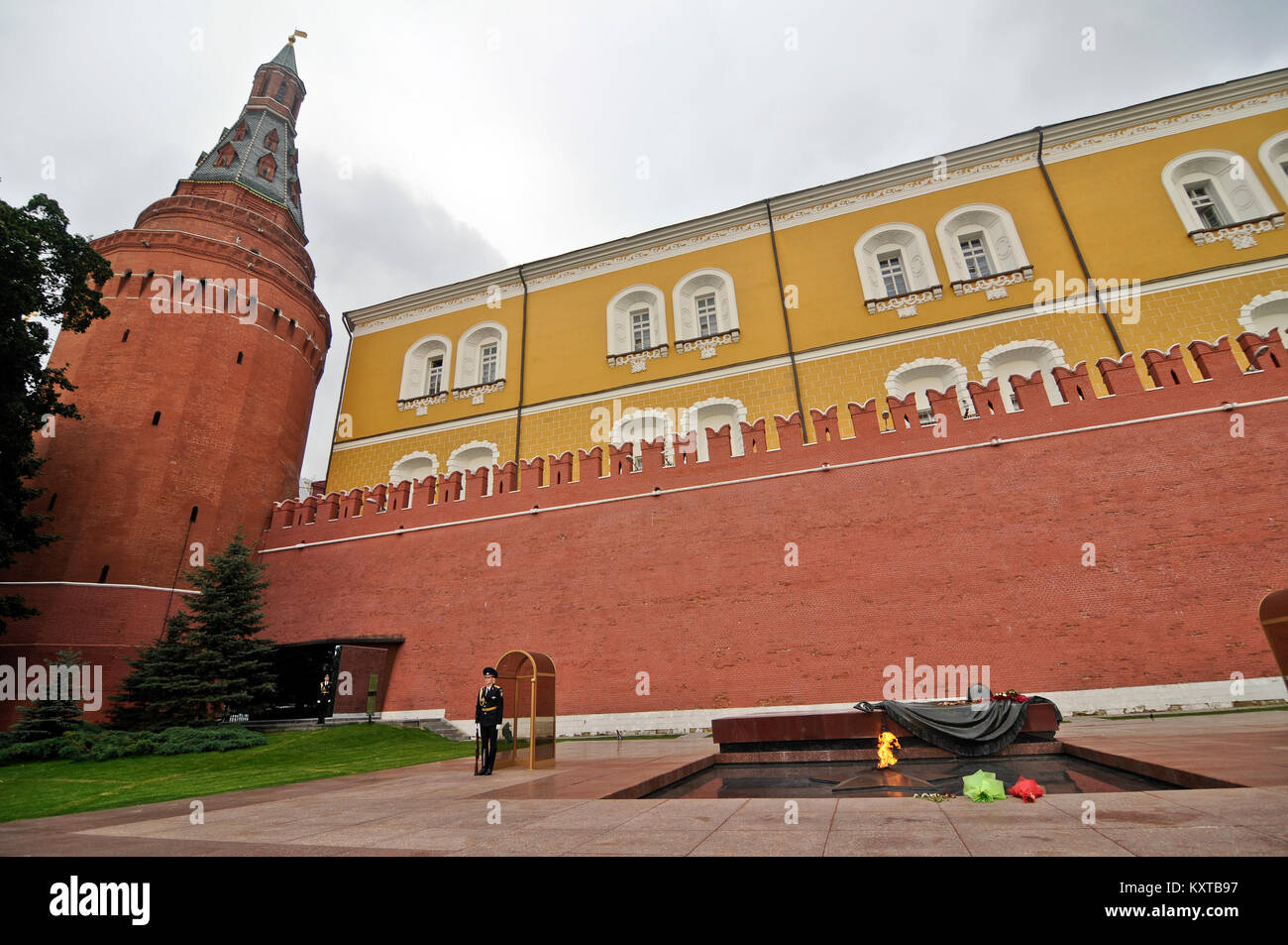 Tomb of the Unknown Soldier, The Moscow Kremlin, Russia Stock Photo