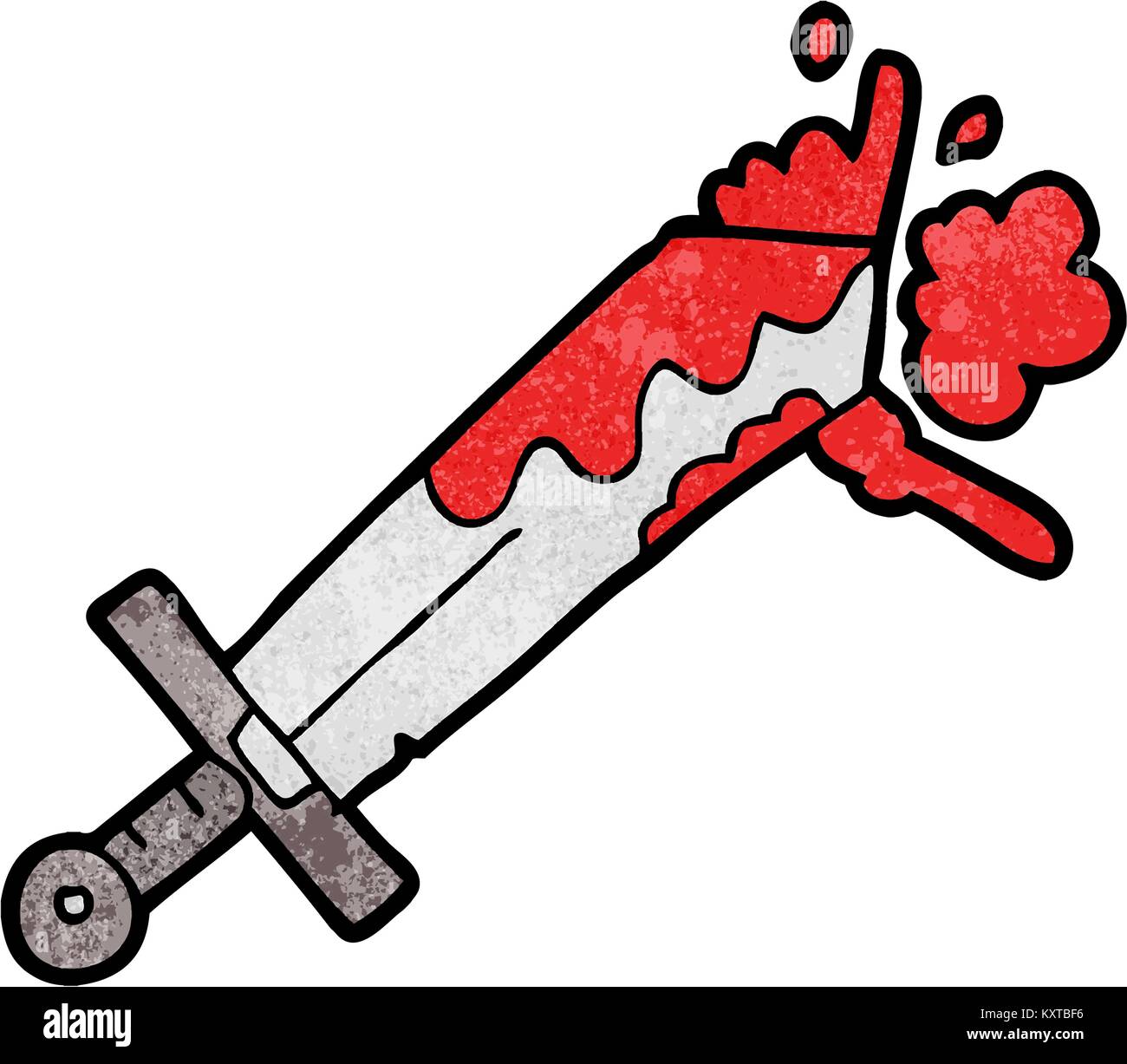 bloody cartoon sword Stock Vector Image & Art Alamy