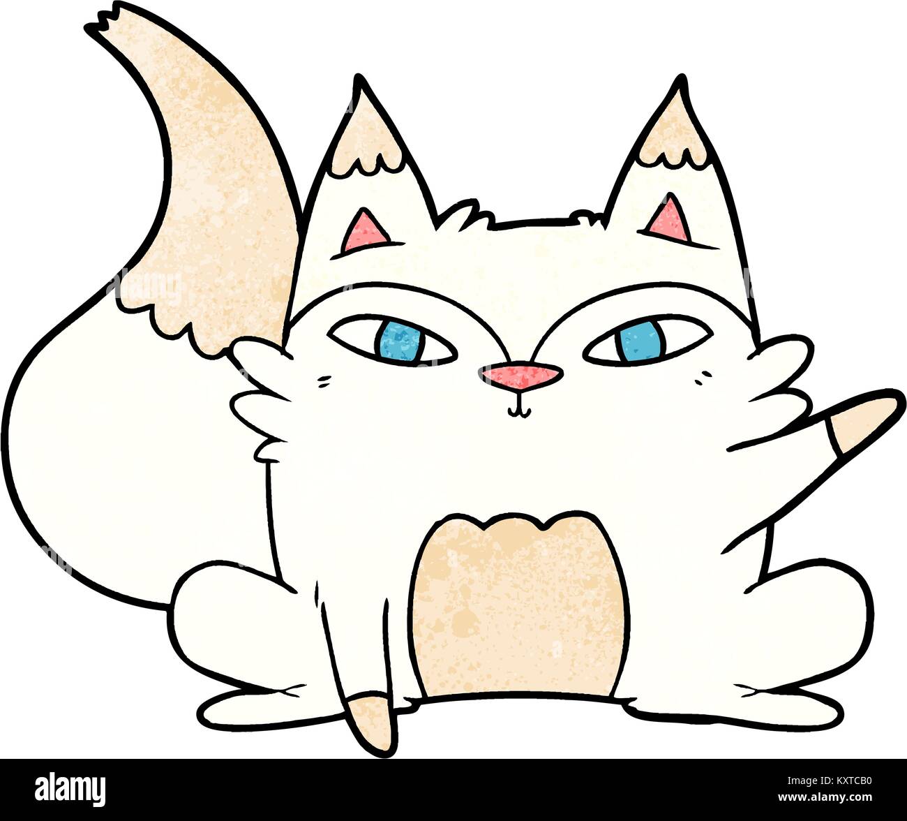cartoon arctic fox Stock Vector Image &amp; Art - Alamy