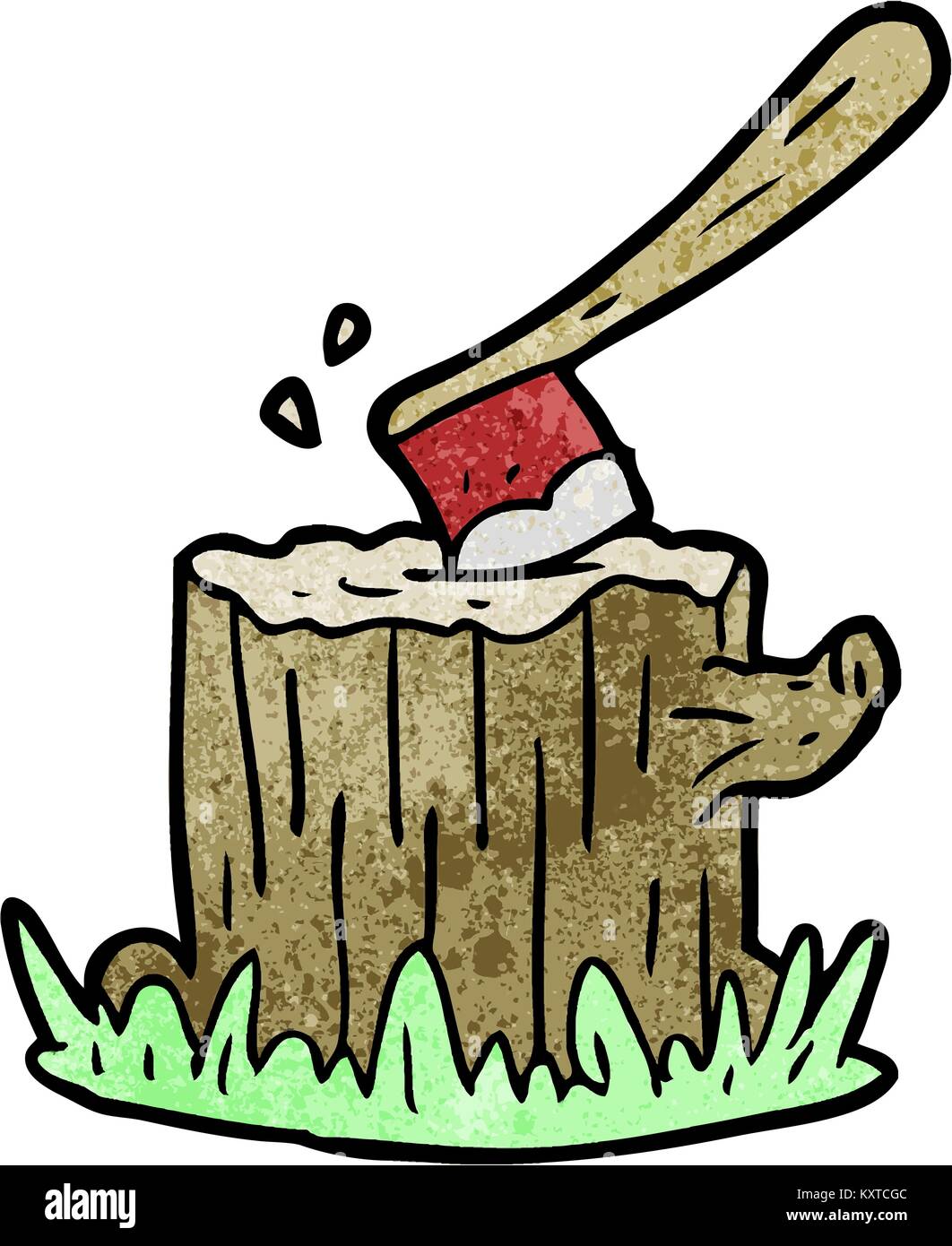 Freehand drawn cartoon axe in hires stock photography and images Alamy