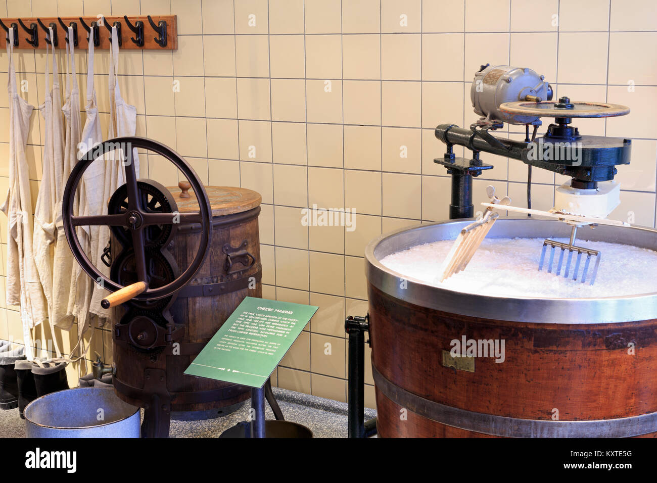 Cheese Factory, Volendam, North Holland, Netherlands, Europe Stock