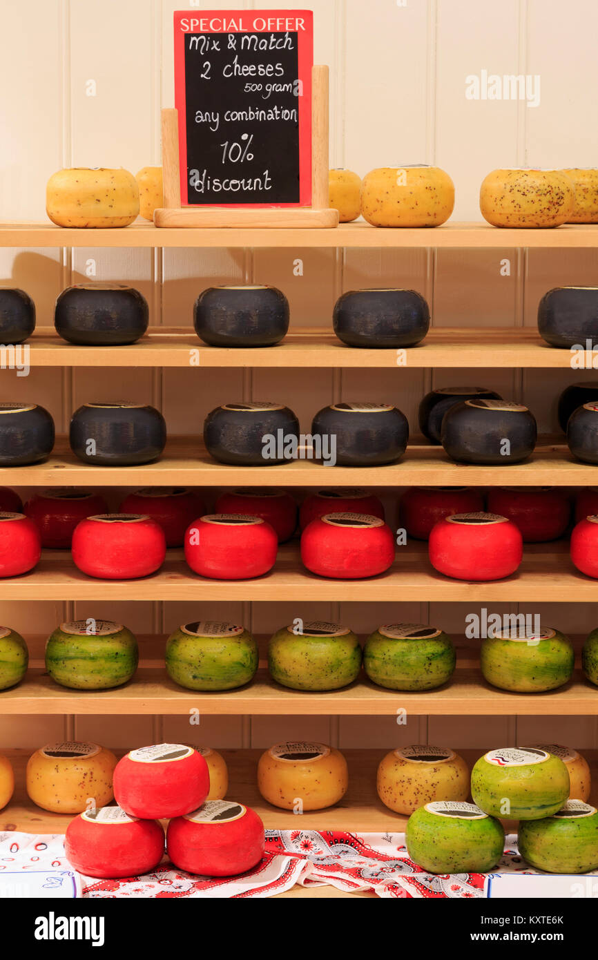 Cheese Factory, Volendam, North Holland, Netherlands, Europe Stock