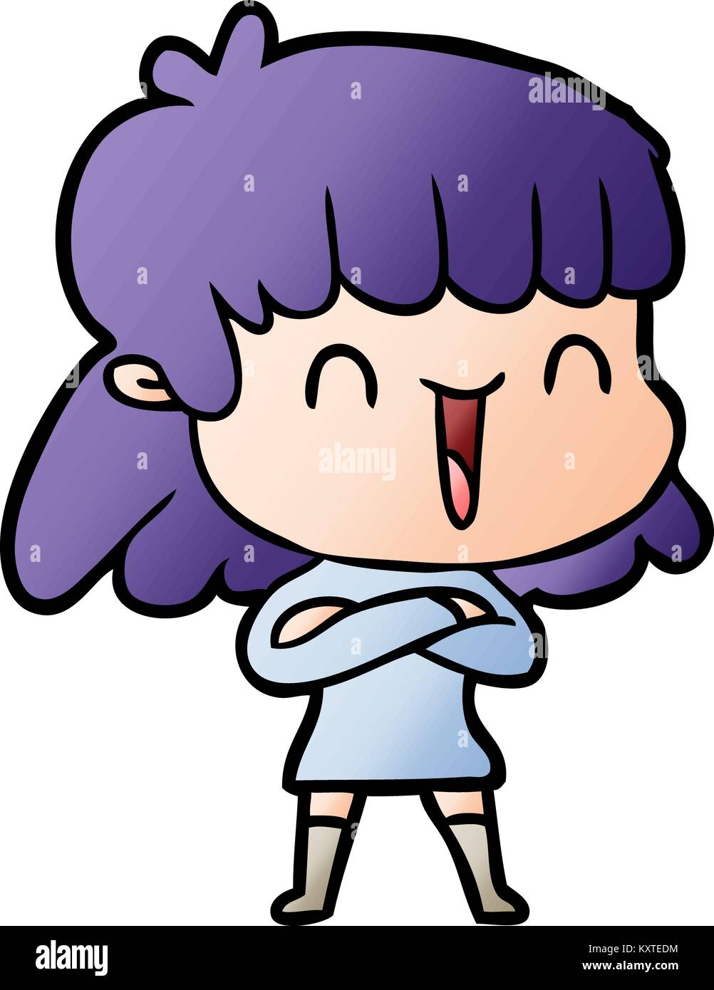 cartoon woman laughing Stock Vector Image & Art - Alamy