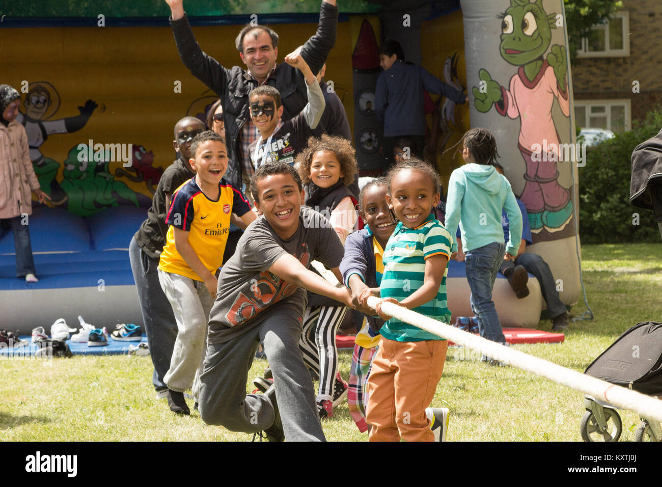 High Road West community fun day, Tottenham, London UK Stock Photo