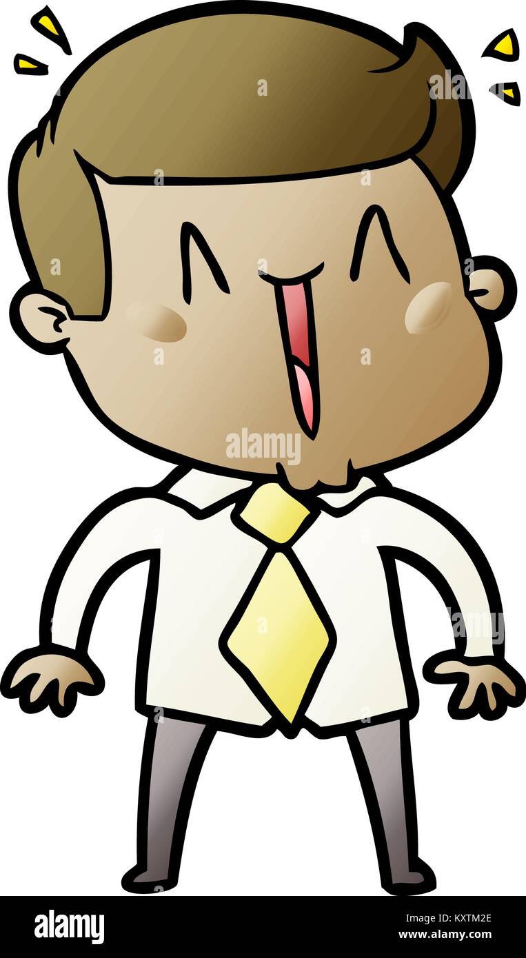 cartoon happy man Stock Vector Image & Art - Alamy
