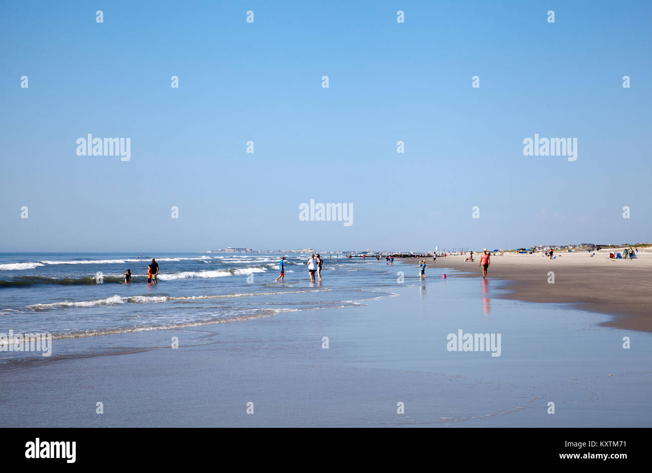 Stone Harbor Beach in New Jersey USA Stock Photo Alamy