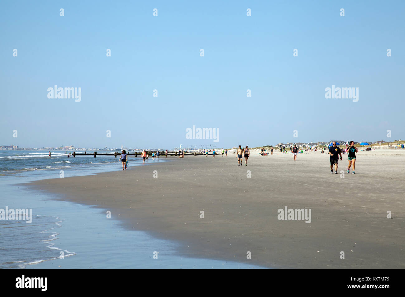 Stone Harbor Beach in New Jersey USA Stock Photo Alamy