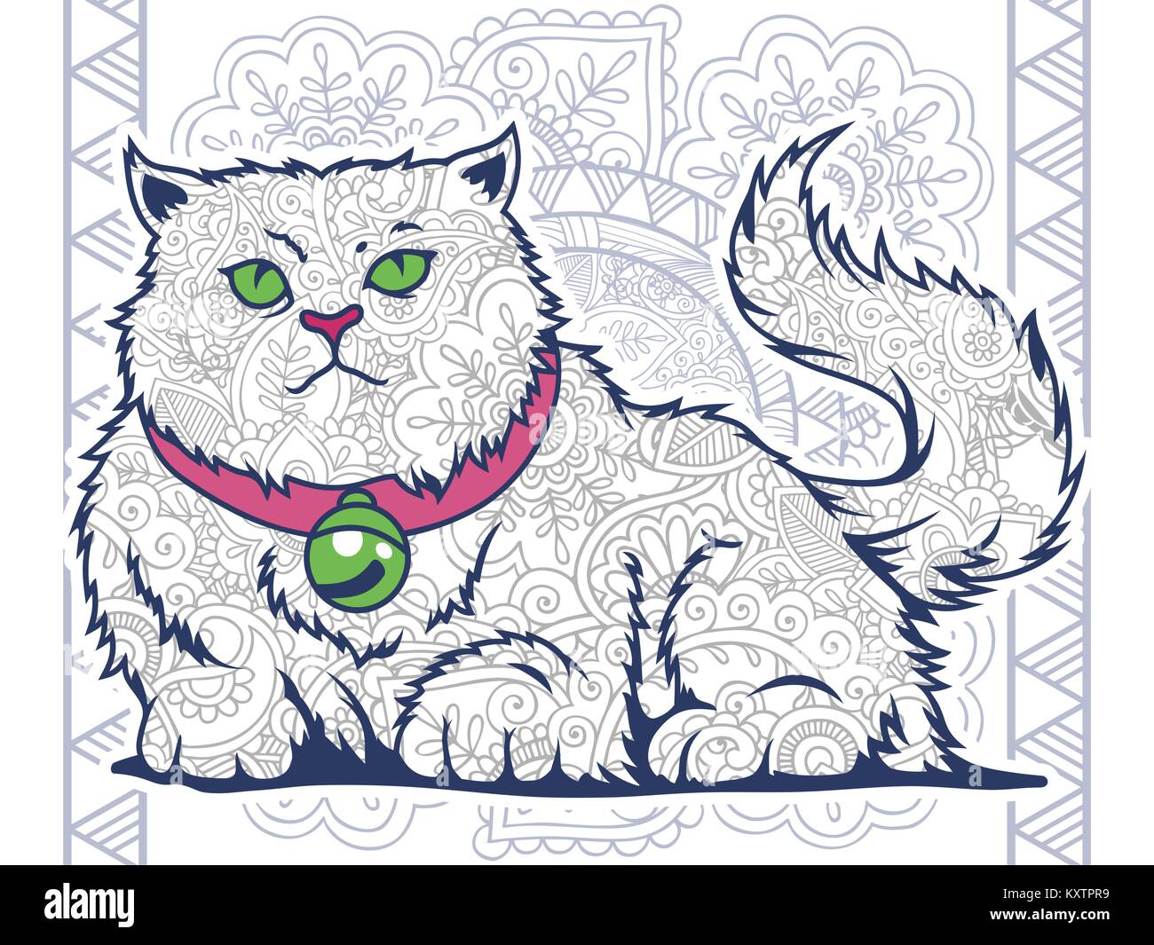 Cartoon flamingo coloring pages Stock Vector Images - Alamy