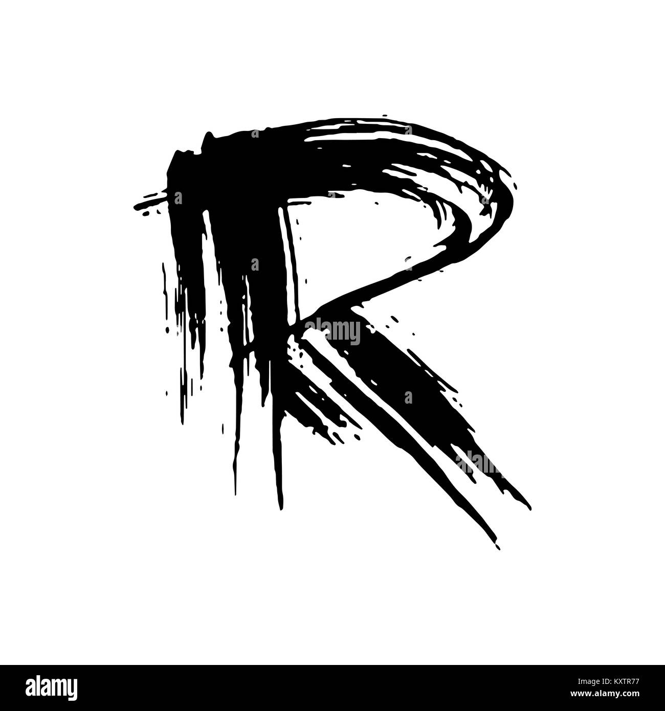 R letter Black and White Stock Photos & Images - Alamy