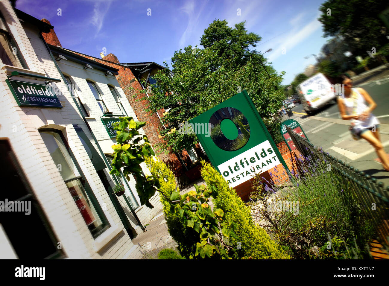 Oldfields restaurant, Osborne Road, Jesmond, Newcastle upon Tyne Stock