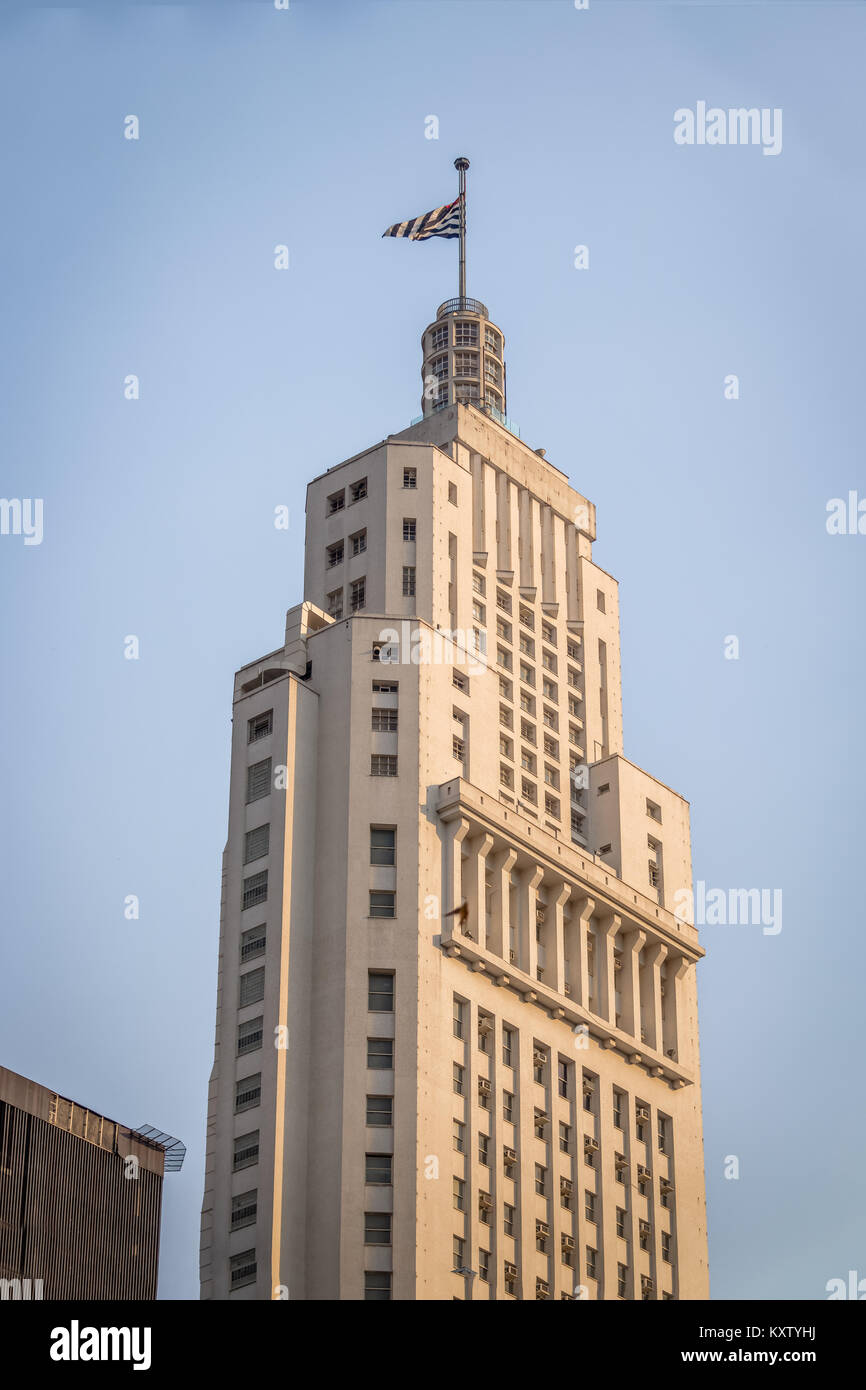 Old Banespa (Altino Arantes) Building in Downtown Sao Paulo - Sao Paulo, Brazil Stock Photo