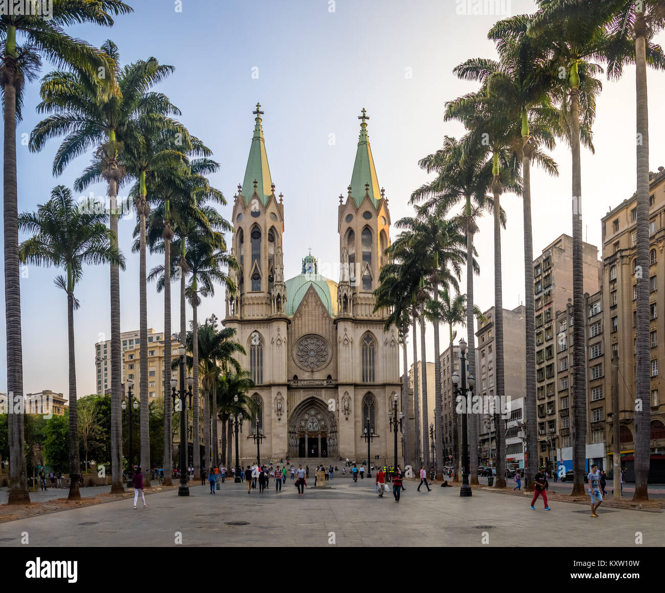 Se Cathedral - Sao Paulo, Brazil Stock Photo
