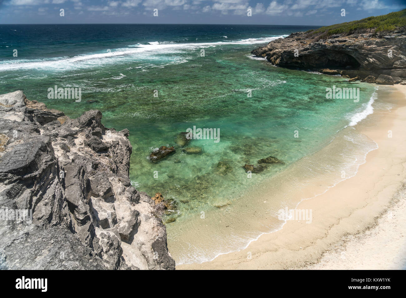 Strand Anse Philibert bei Saint Francois, Insel Rodrigues, Mauritius