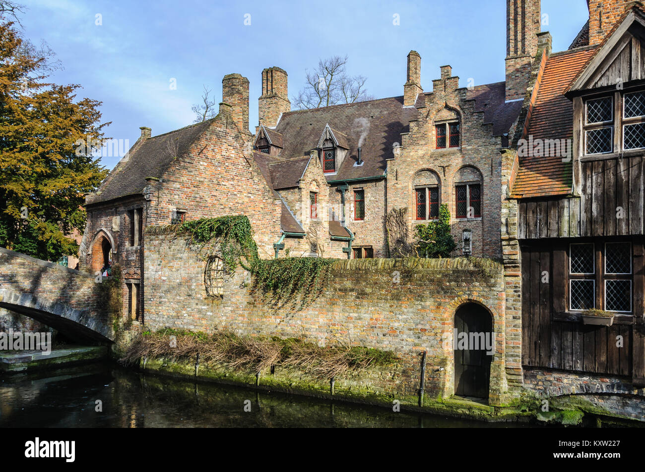 Saint Bonifacius Bridge in the UNESCO World Heritage Old Town of Bruges