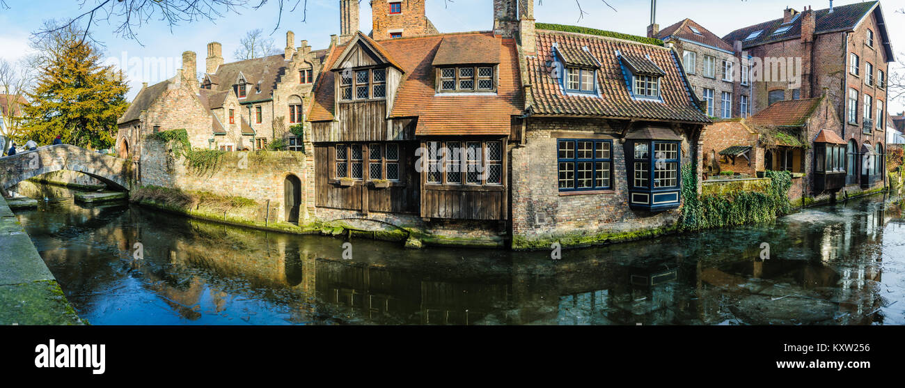 Saint Bonifacius Bridge in the UNESCO World Heritage Old Town of Bruges