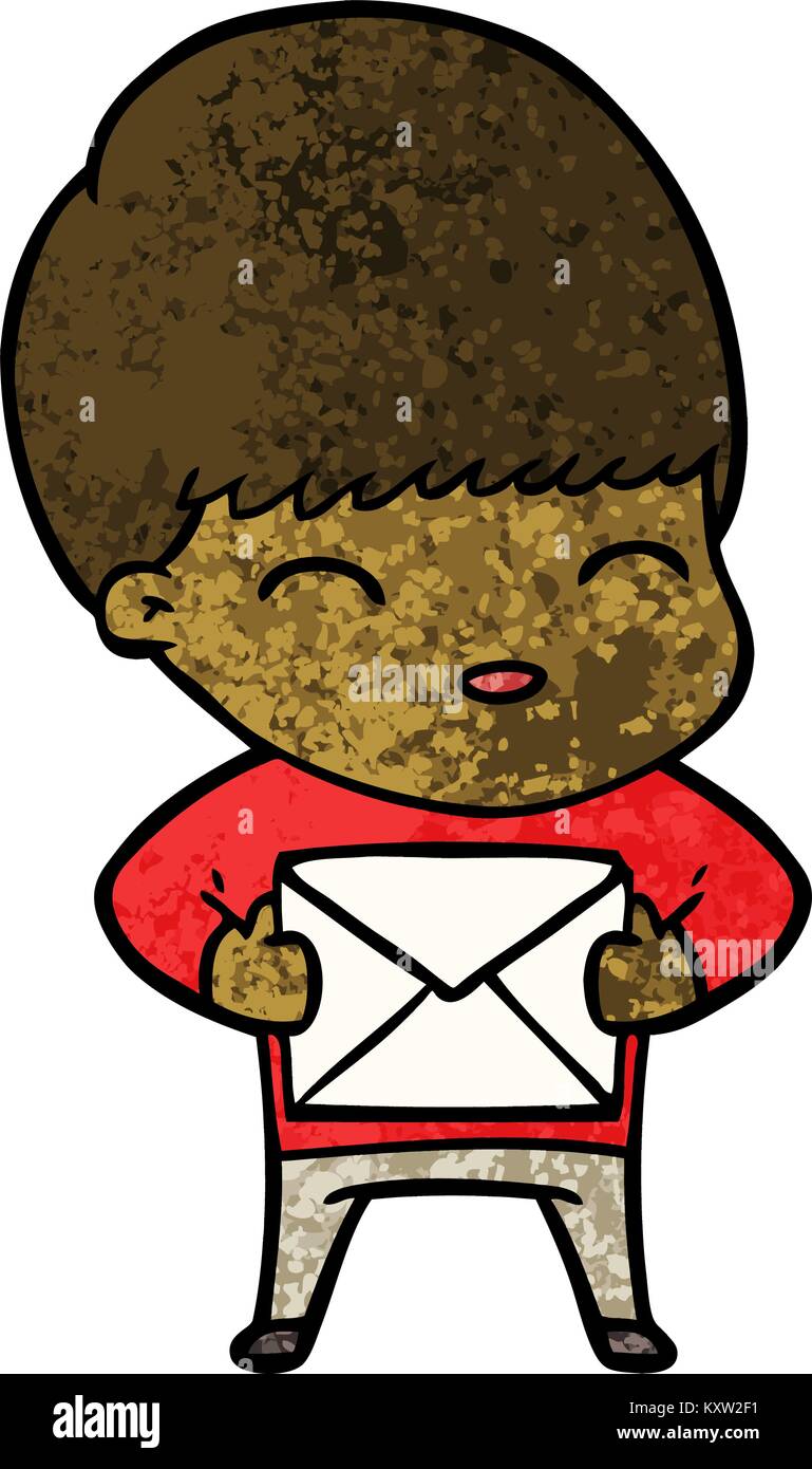 happy cartoon boy Stock Vector Image & Art - Alamy