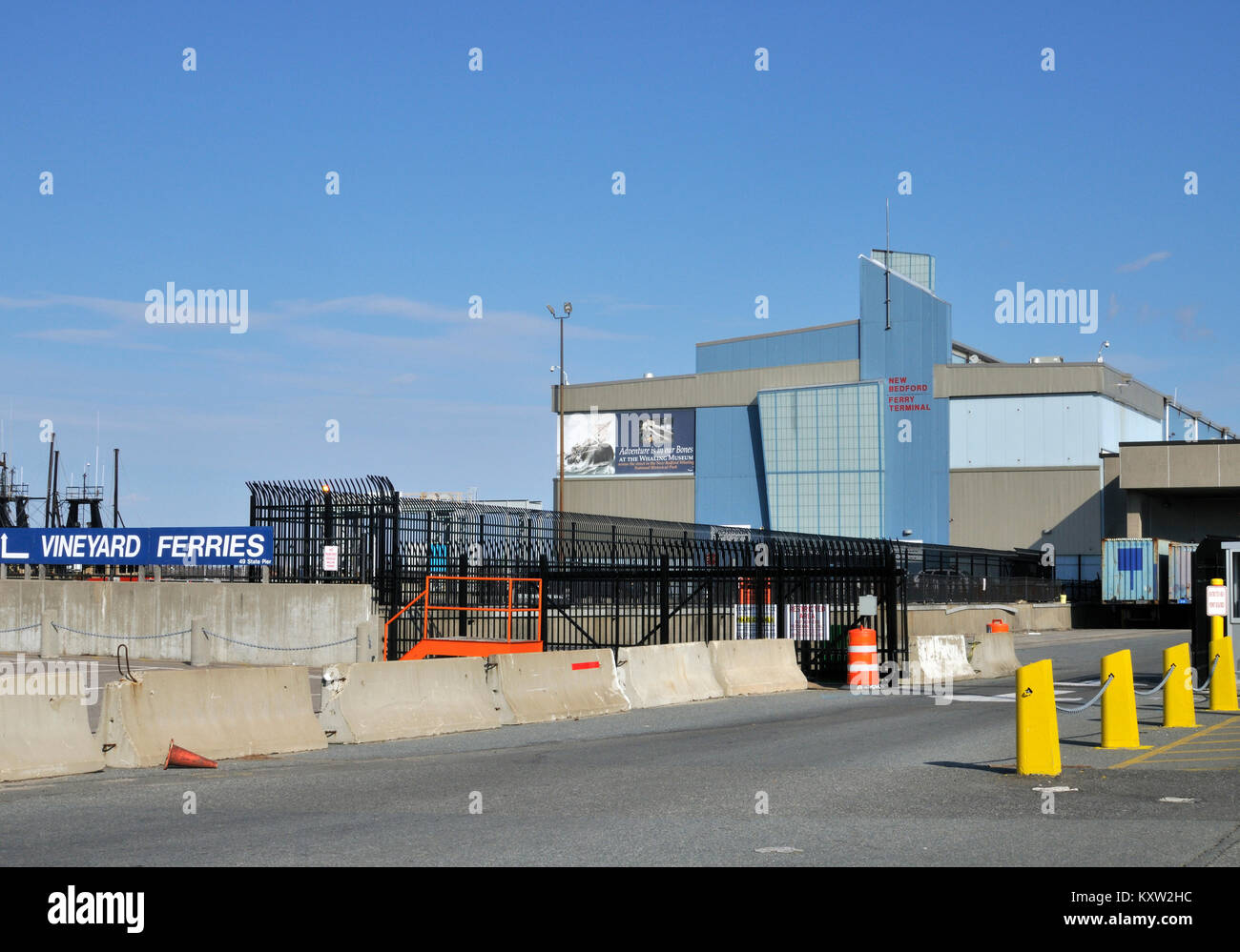 The New Bedford Massachusetts State Pier Ferry Terminal to Martha's