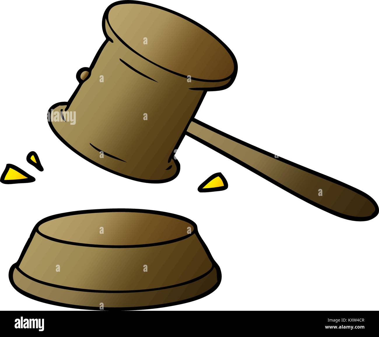 Cartoon Gavel High Resolution Stock Photography and Images Alamy