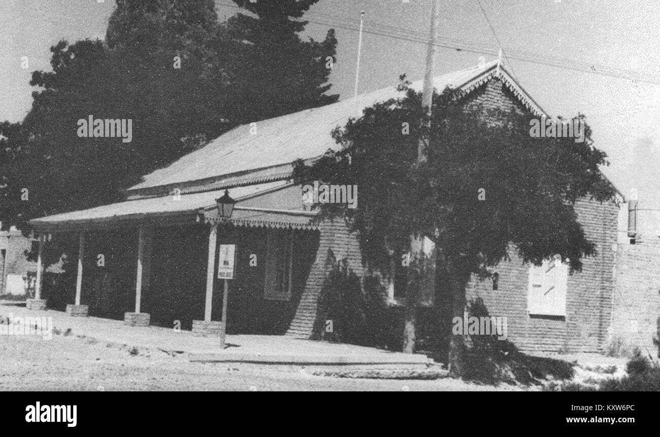 Estación Gaiman en la década de 1960 Stock Photo