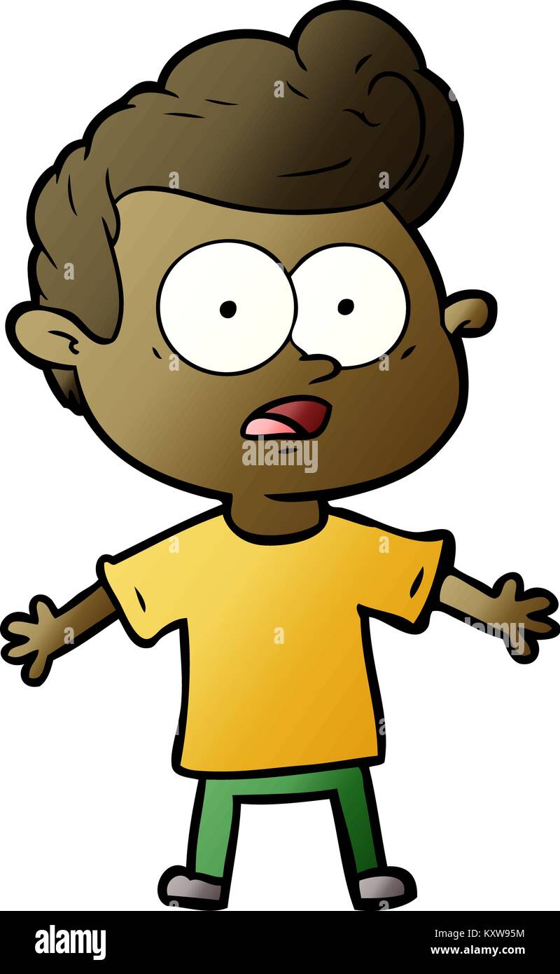 cartoon staring man Stock Vector Image & Art - Alamy