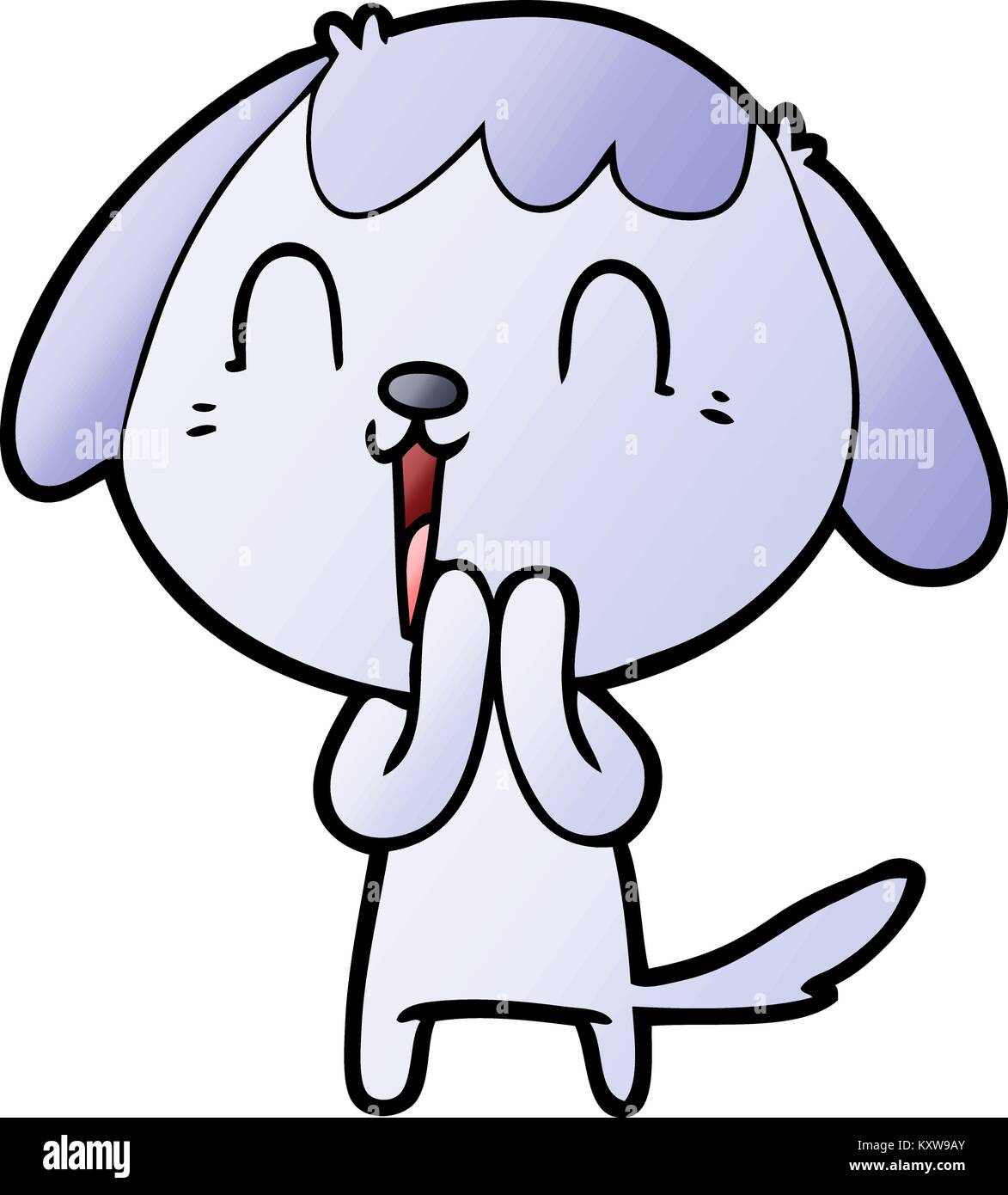 cute cartoon dog Stock Vector Image & Art - Alamy