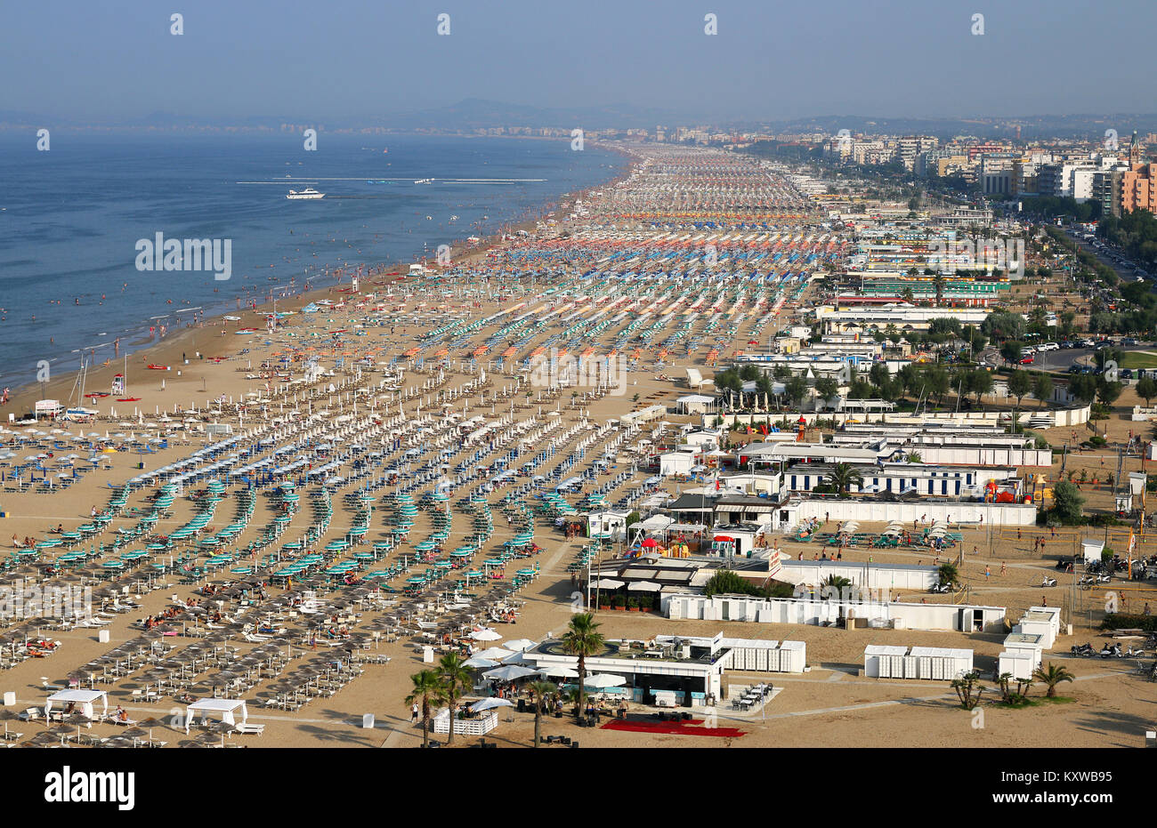 Rimini beach italy hi-res stock photography and images - Alamy