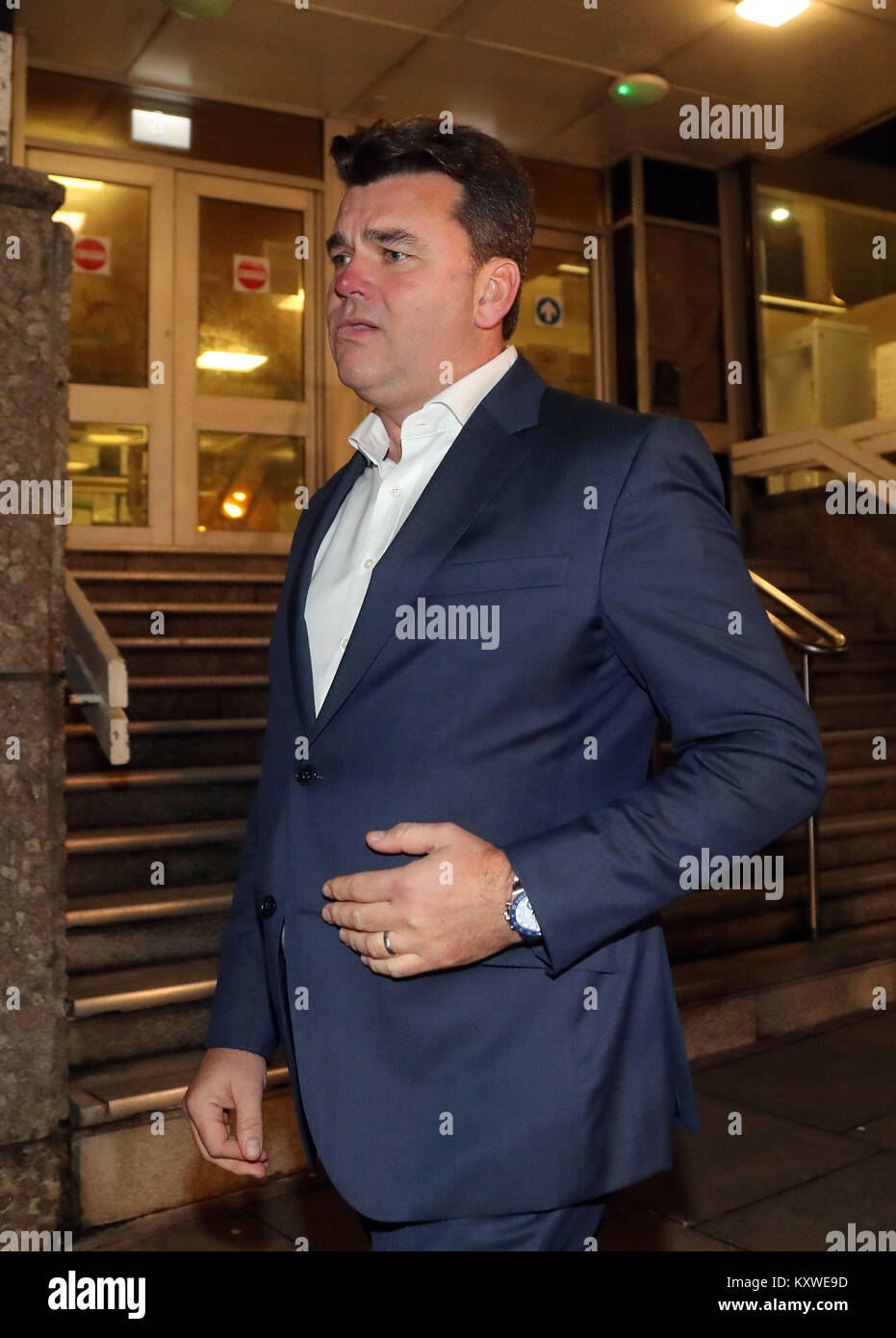 Former BHS owner Dominic Chappell outside Brighton Magistrates' Court