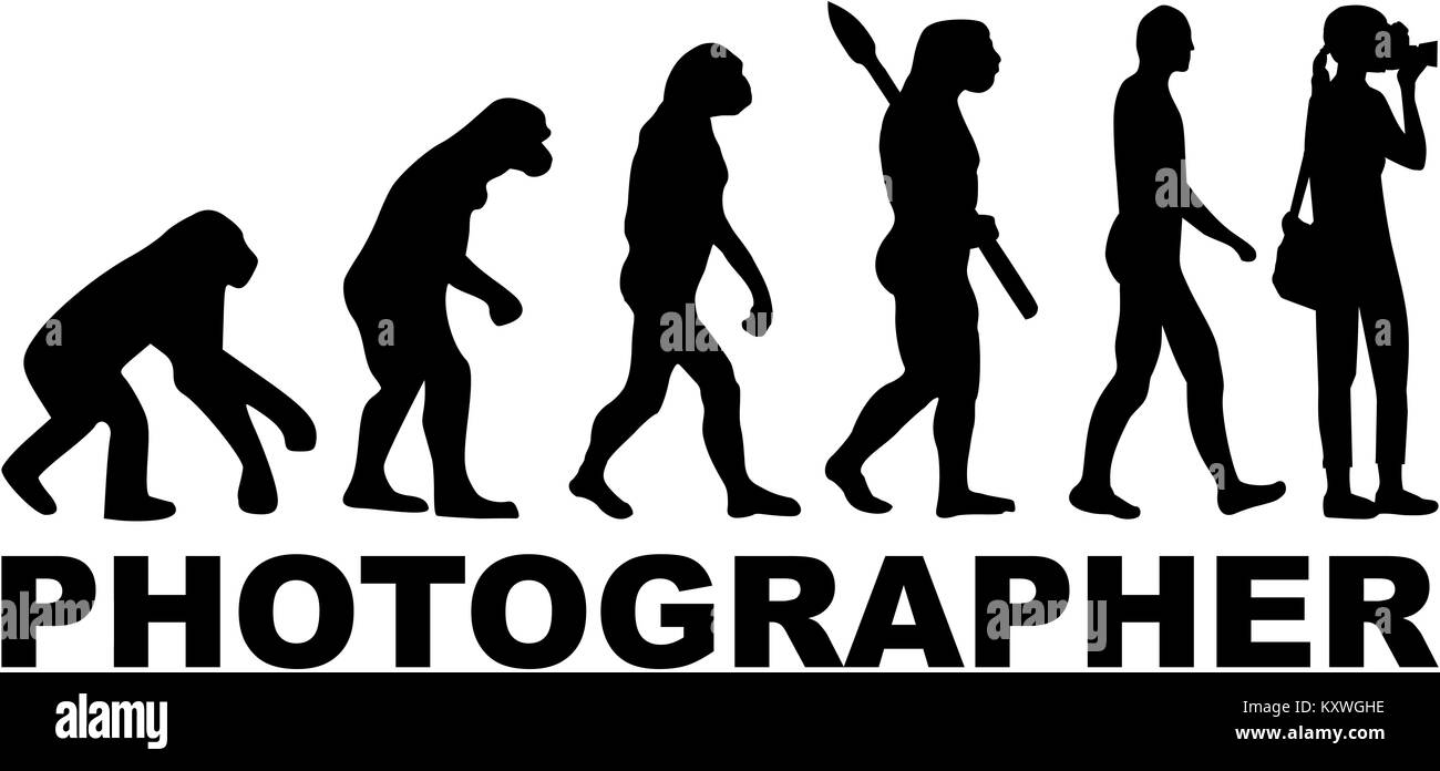 Female Photographer evolution with job title Stock Photo Alamy