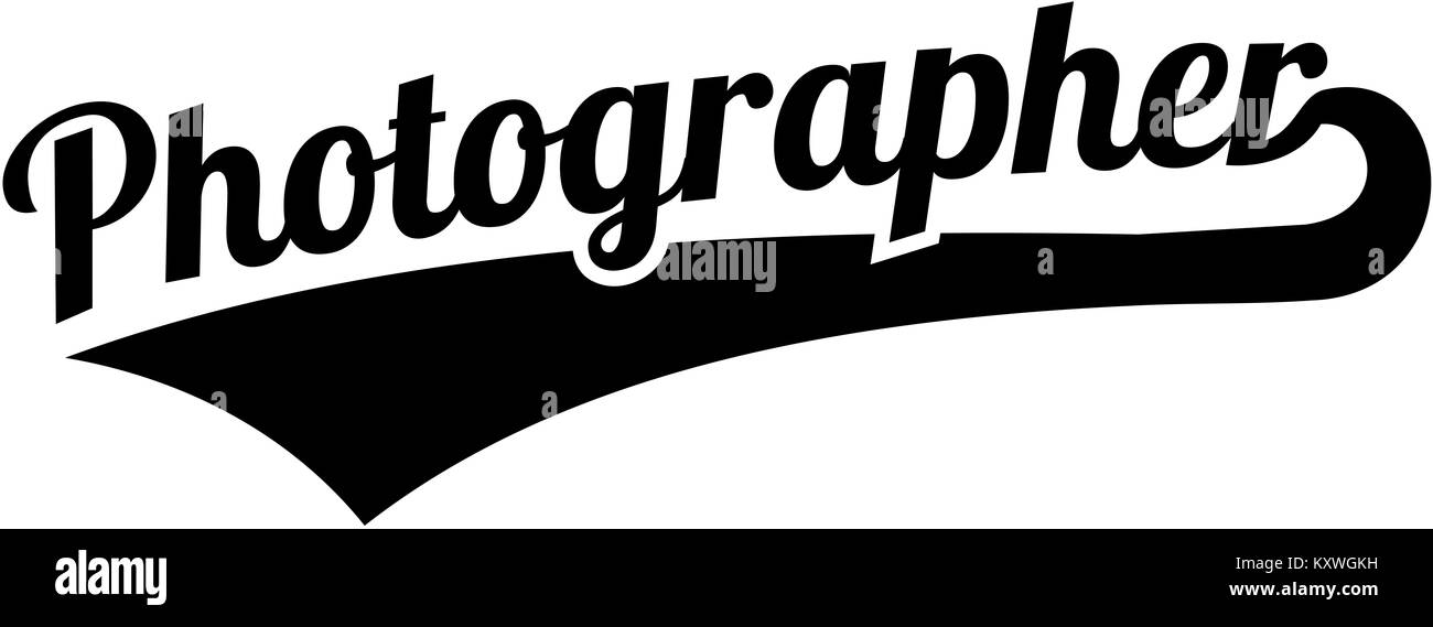 photographer-word-retro-style-stock-photo-alamy