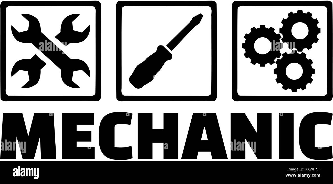Pictogram mechanic hires stock photography and images Alamy