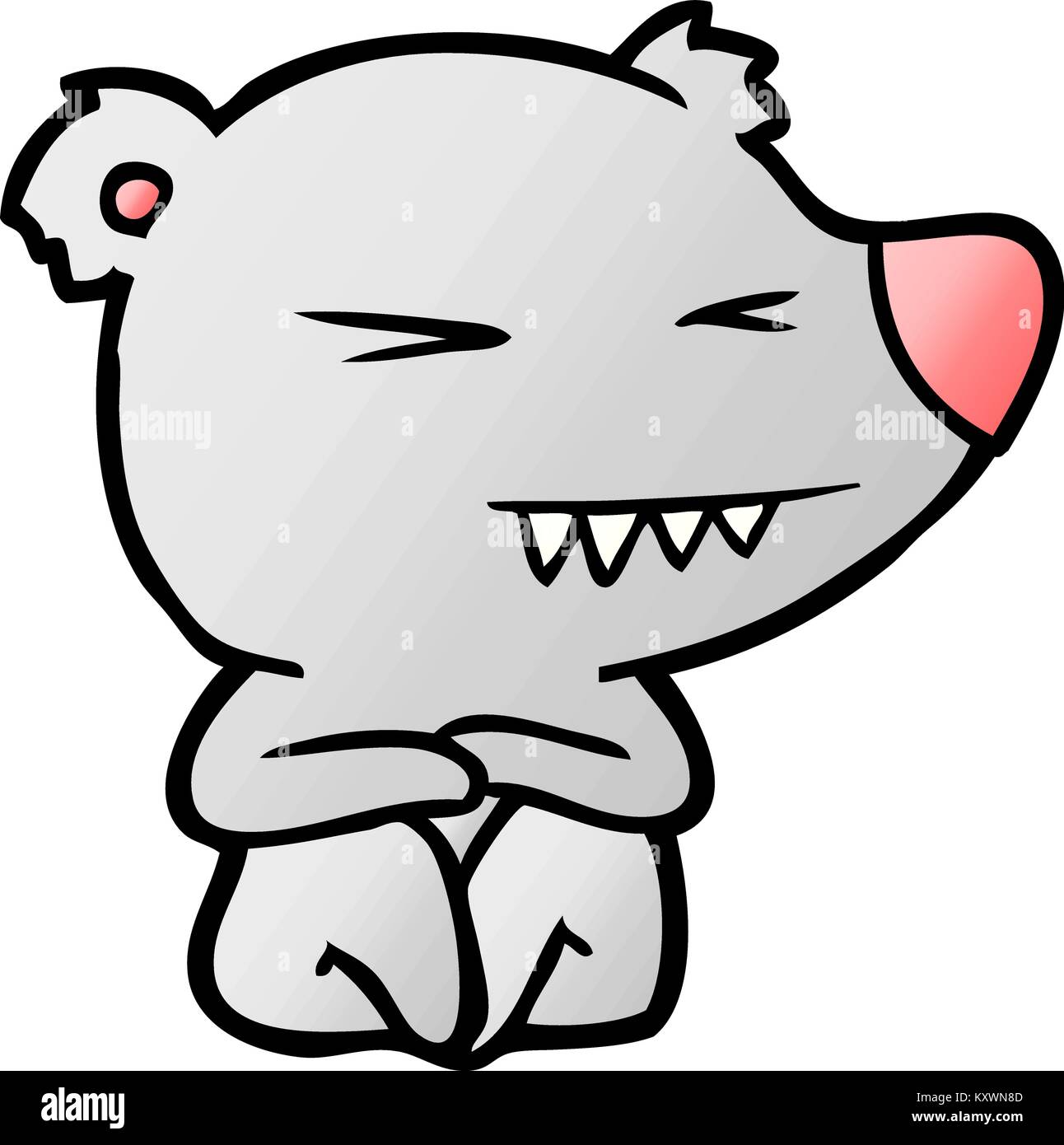 bear cartoon character Stock Vector Image & Art - Alamy
