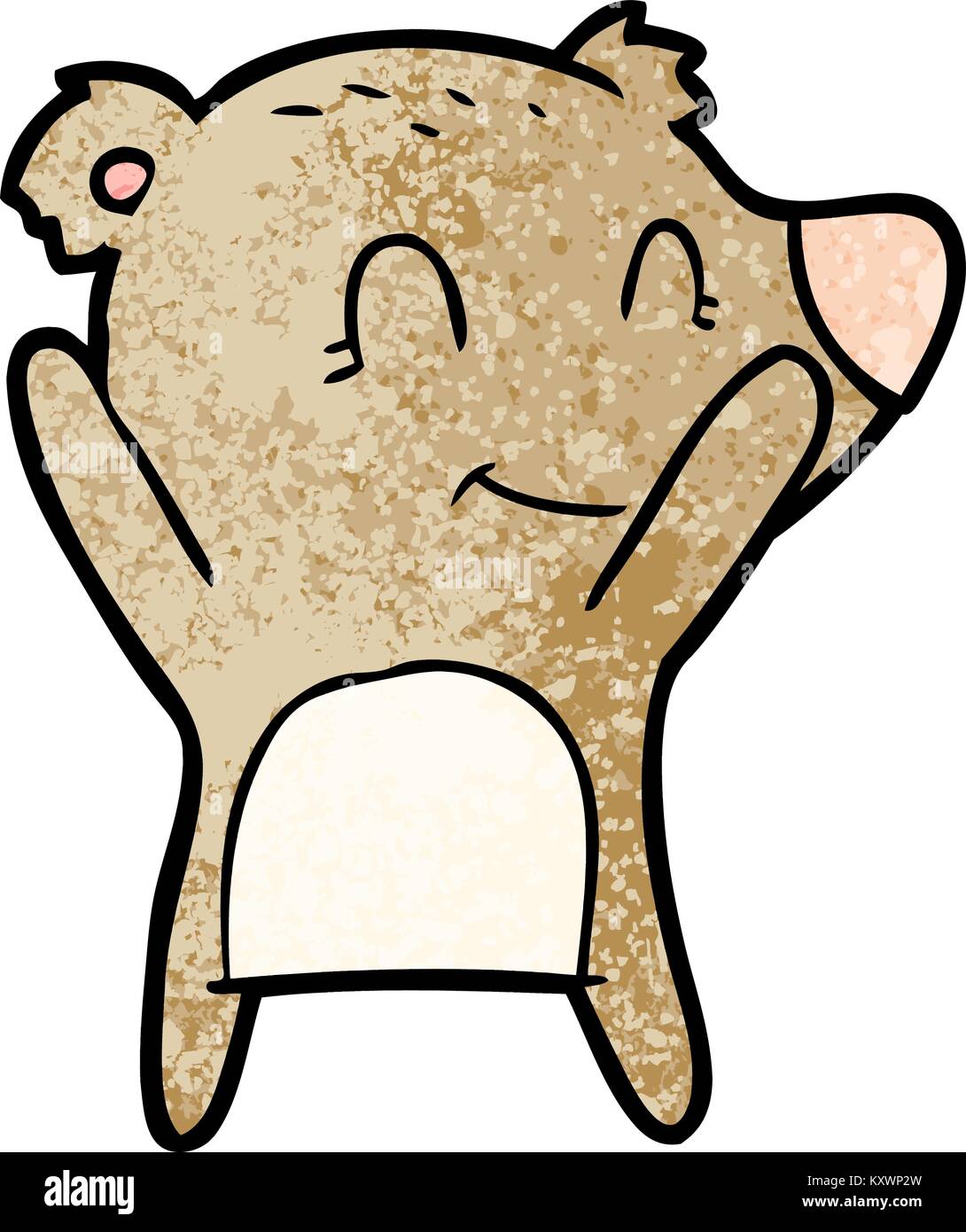 smiling bear cartoon Stock Vector Image & Art - Alamy