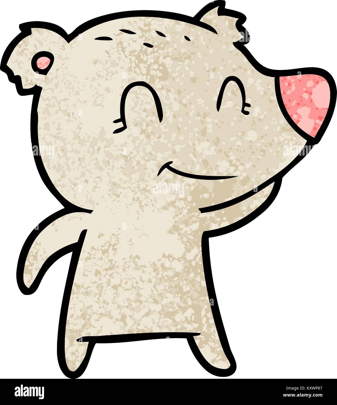 smiling bear cartoon Stock Vector Image & Art - Alamy