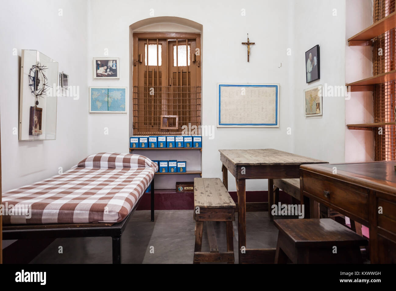 Mother Teresa House Room Stock Photos Mother Teresa House Room