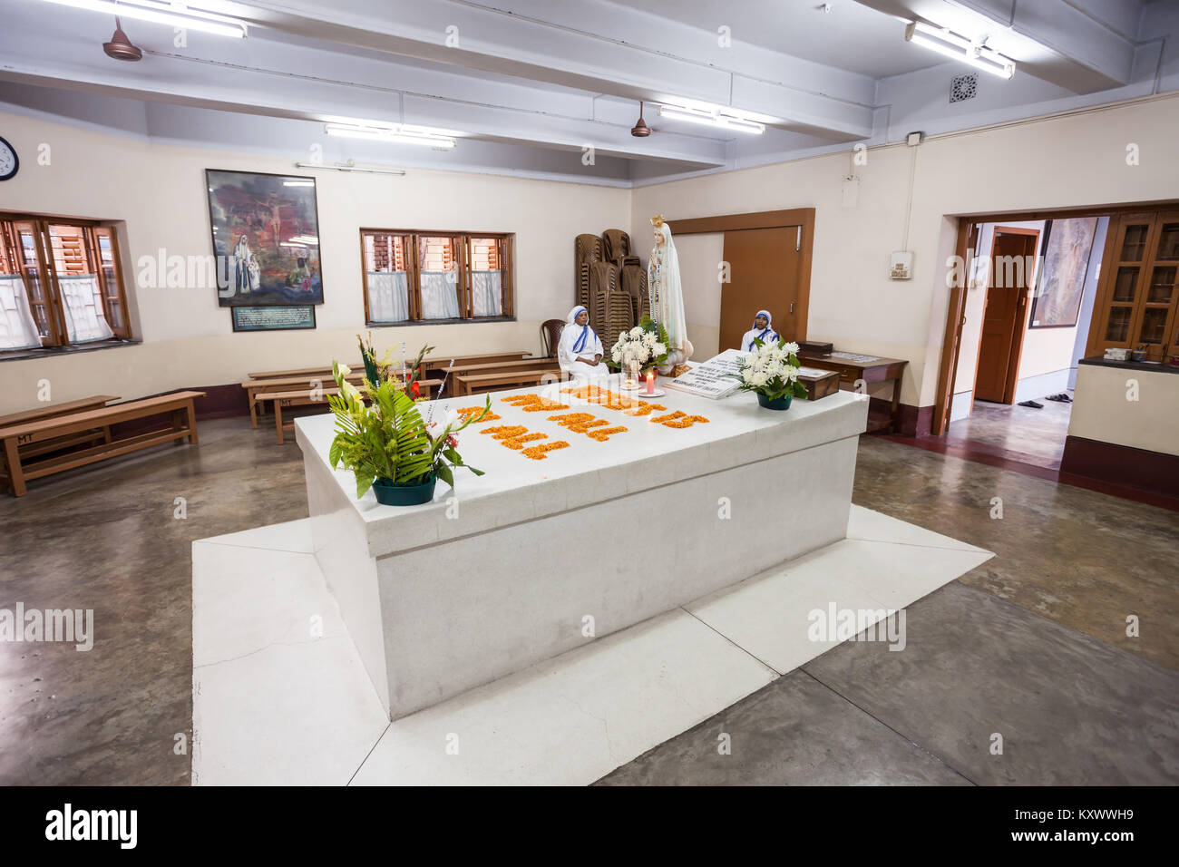 Kolkata India November 24 2015 Mother Teresa Tomb In Mothers