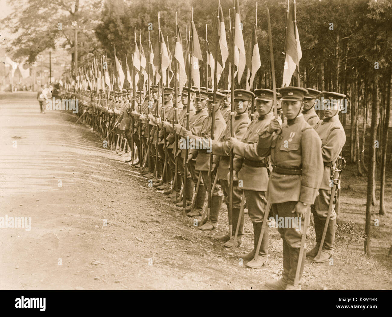 Cavalry of the Japanese Imperial Guard Stock Photo - Alamy