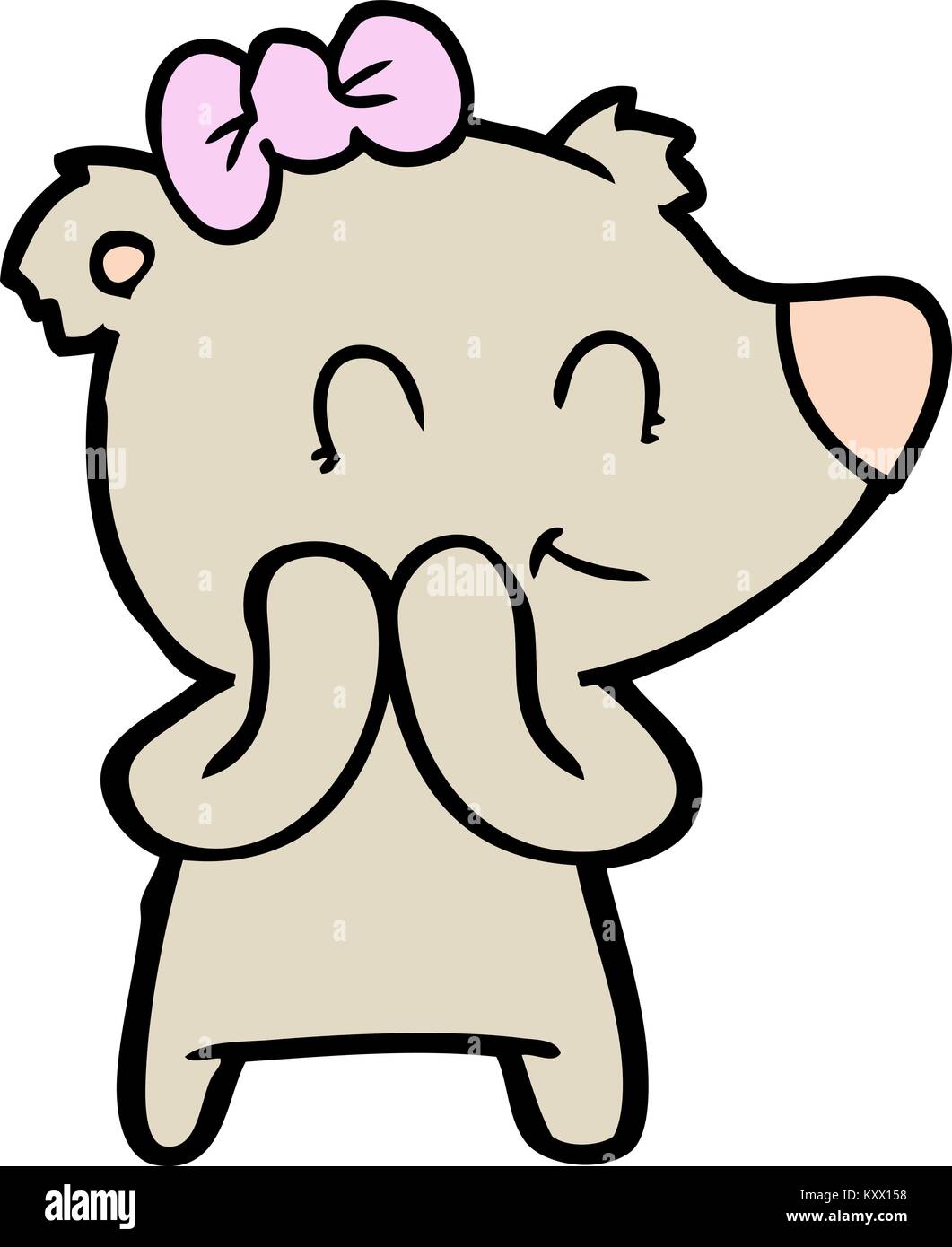 bear cartoon character Stock Vector Image & Art - Alamy