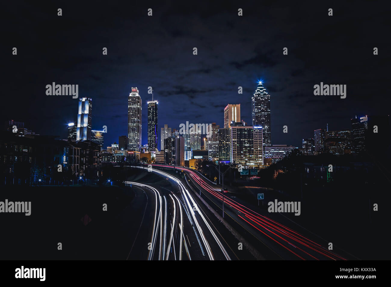 Downtown atlanta hdr hi-res stock photography and images - Alamy
