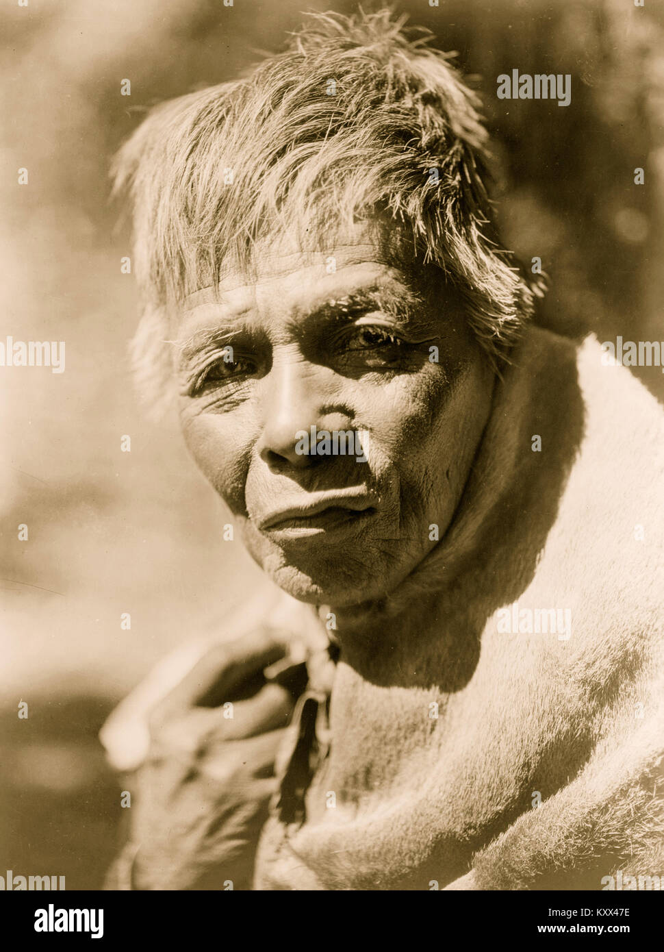 A Wailaki man Stock Photo