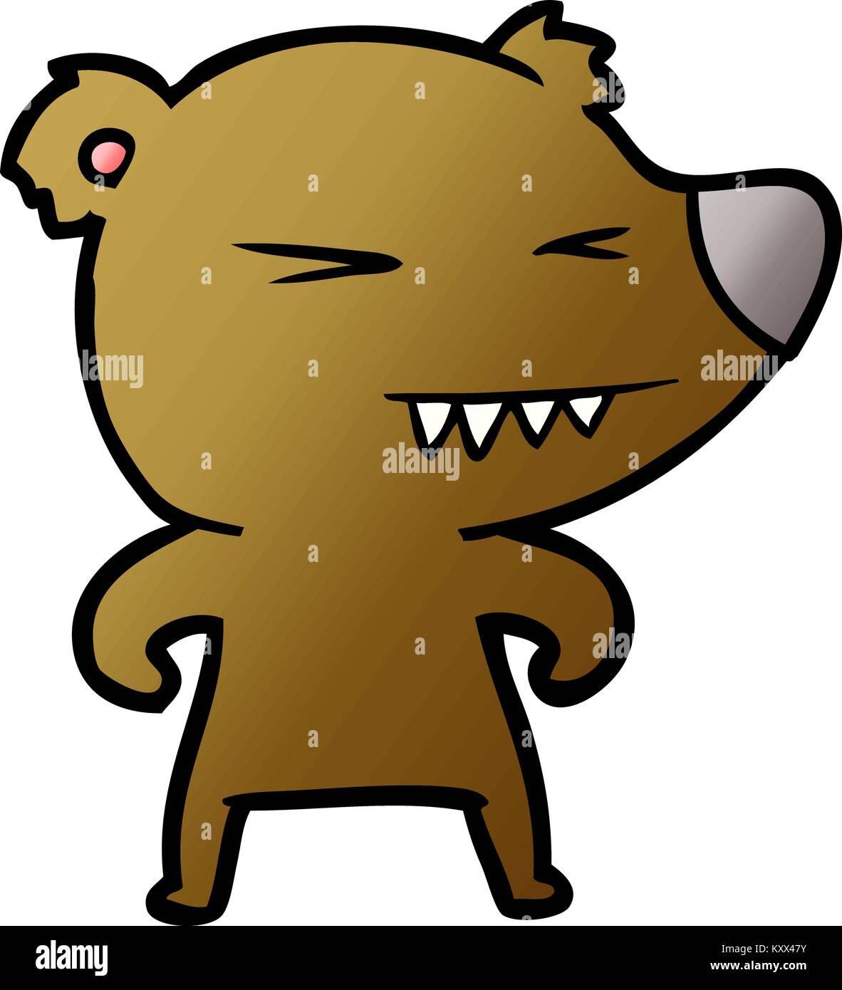 bear cartoon character Stock Vector Image & Art - Alamy