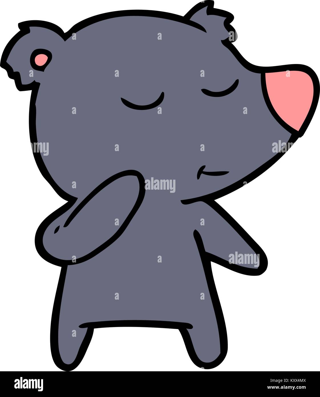 bear cartoon character Stock Vector Image & Art - Alamy