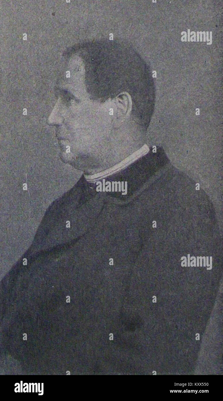 Franciszek Fox (1830-1896), profesor w gimnazjum w Nowym Sączu Stock Photo