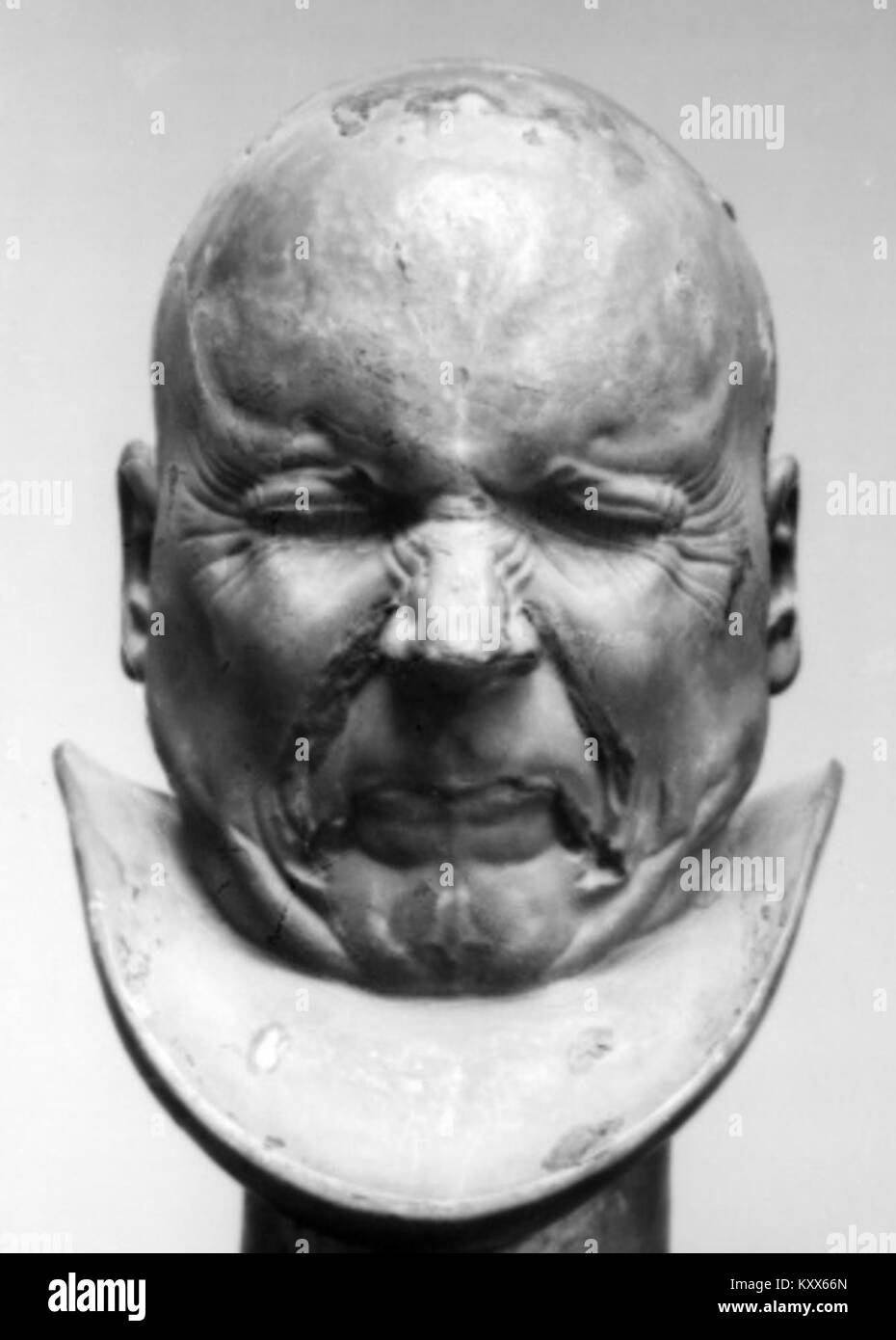 Franz Xaver Messerschmidt - Character head No. 24 - Weepy Old Man (Josef Wlha, 1906) Stock Photo