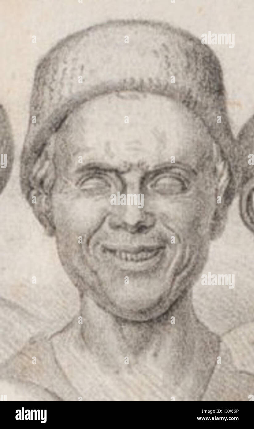 Franz Xaver Messerschmidt - Character head No 1 (Matthias Rudolph Toma 1839) Stock Photo